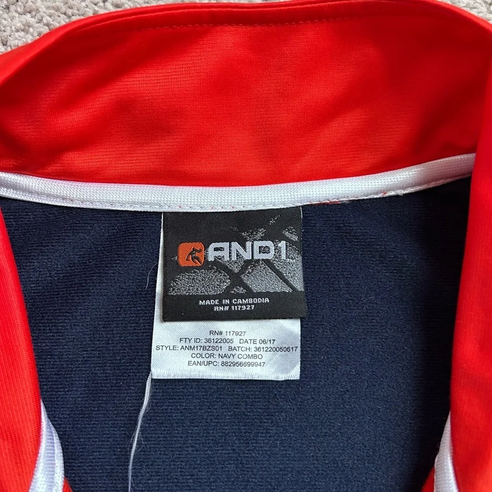 AND1 Men's Vintage Zip Up Jacket “EUC” - Picture 5 of 8